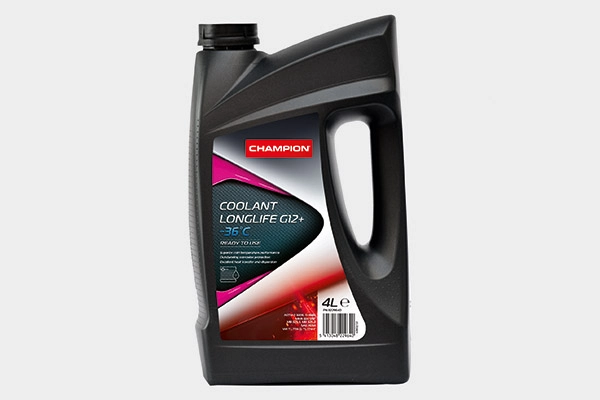 Антифриз 4л - COOLANT LONGLIFE G12+ -36°C готовый розовый CHAMPION OIL, 8229640